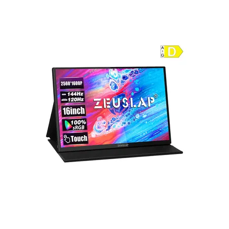 ZEUSLAP P16KT Portable Monitor with a 16-inch 144Hz Touchscreen